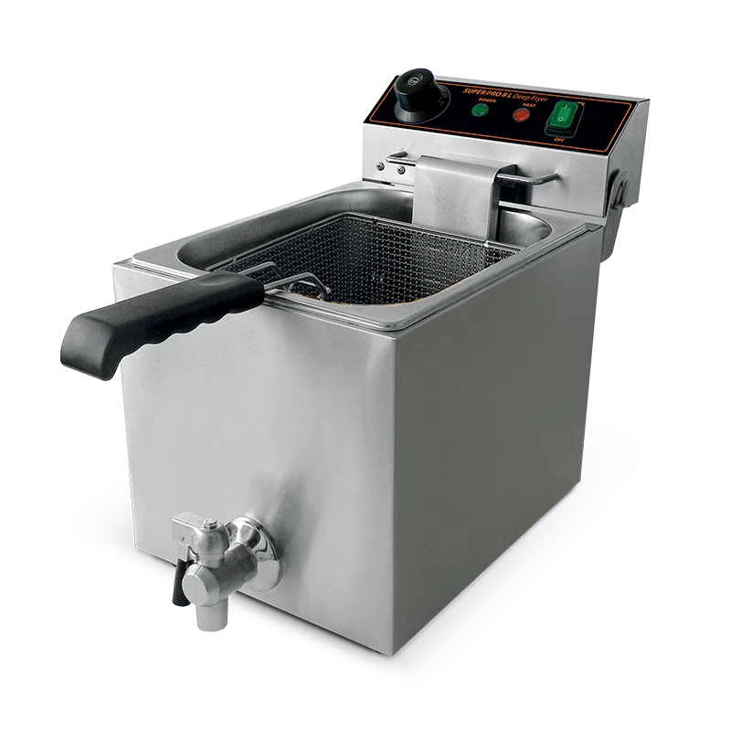 3330W fryer with 8 liter capacity tap RS622 Horecatech